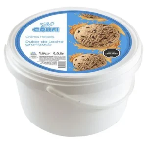 Helado Dulce de leche Granizado Crufi 5lts