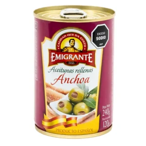 Aceitunas rellenas c/Anchoa Emigrante 240grs