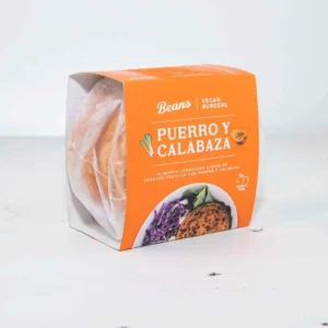Veggie Burgers Puerro y Calabaza Beans 480grs