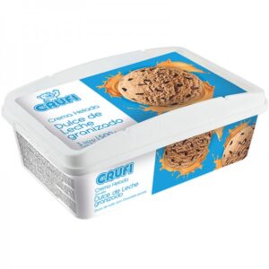 Helado Dulce de leche granizado 1lt Crufi
