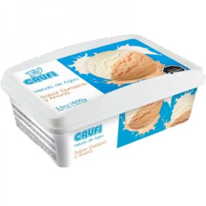 Helado Durazno y Ananá Crufi 1lt