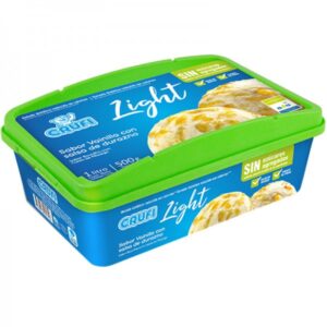 Helados Vainilla con durazno Light Crufi