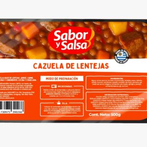 Cazuela de lentejas Sabor y Salsa 500grs