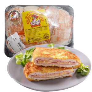 Milanesas de pollo rellenas jamón y queso Avícola del Oeste 1kg