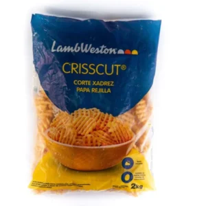 Papas CrissCut rejilla Lamb Weston 2kg