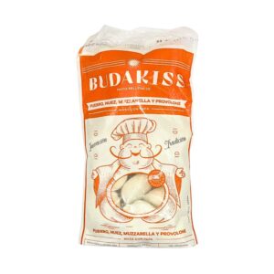Budakiss de puerro, nuez, muzzarella y provolone 750grs (Pasta Rellena)