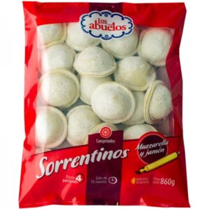 Sorrentinos jamón y queso Los Abuelos 860grs