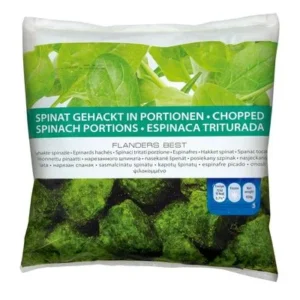 Espinaca en porciones hoja semi entera flanders 1kg