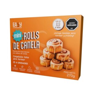 Mini Rolls de Canela x 6 unid. 270grs Easy