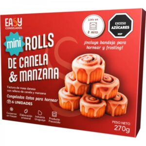 Mini Rolls de Canela & Manzana x 6 unid. 270gr Easy