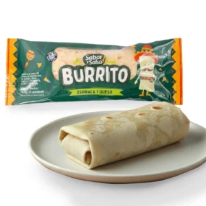 Burrito Espinaca y Queso Sabor y Salsa 165grs