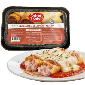 Canelones de Jamón y Queso Sabor y Salsa 360gr