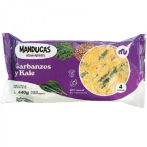 Burgers Veganas Garbanzo y kale Manducas x 4 unid. 440grs