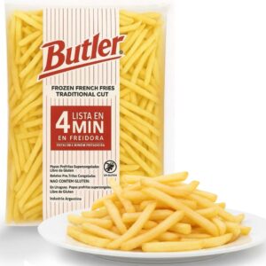 Papas pre fritas Finas 7.7mm Butler 2.25kg