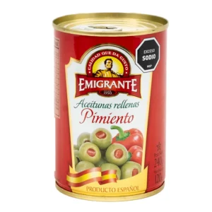 Aceitunas Rellenas con Pimientos Emigrante 240gr