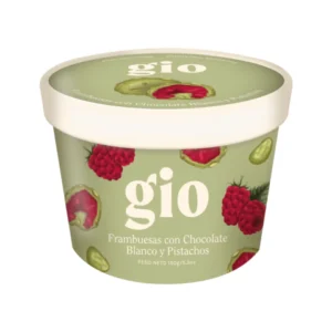 Frambuesas Con Chocolate Blanco y Pistachos Gio 150grs