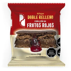 Alfajor Relleno Frutos Rojos Punta Deleite 70gr
