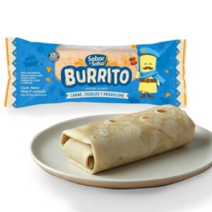 Burrito Carne, chorizo y Provolone Sabor y Salsa 165grs