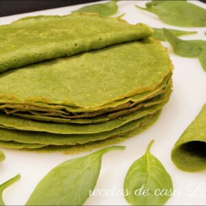 Filloas de Espinaca x 12 Unidades