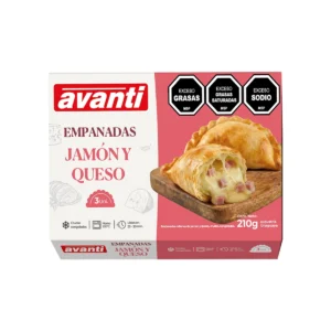 Empanadas de Jamón y Queso Avanti 210gr