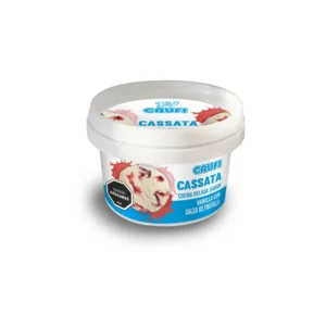 Cassata Vainilla Con Salsa De Frutilla Crufi 125gr