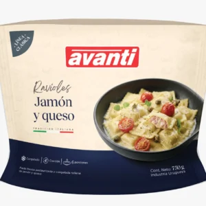 Ravioles de Jamón y Queso Avanti 750gr